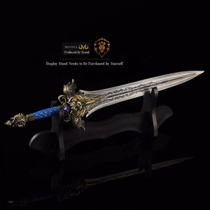 Warcraft 30cm arma grande Lane Kingdom espada Metal espada acero modelo artesanía cabeza de león espada Frostmourne Ash - Product Image 3