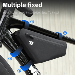Bolsa de Quadro de Bicicleta WEST BIKING Triângulo 1.2L Portátil e Leve com Entrada para Fone de Ouvido - Product Image 2