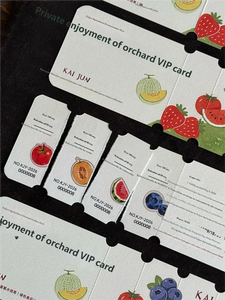 Tarjeta de <span class=keywords><strong>Descuento</strong></span> Personalizada para Huertos de Frutas, Tarjeta de Regalo Plegable con Múltiples Cupones para Promoción de Fruta Fresca - Product Image 4