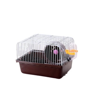 Cage à hamster portable en gros avec poignée, petit habitat de jardin pour hamster syrien, base respirante en fil métallique et plastique - Product Image 3