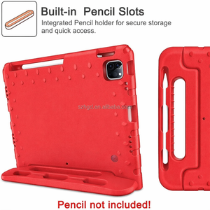 เคส HGD ซิลิโคน+PC สำหรับ iPad รุ่นที่ 9/8/7 ปี 2021/2020/2019 ป้องกันแรงกระแทกอย่างดี ขนาด 10.2 นิ้ว สำหรับเด็ก พร้อมขาตั้งในตัว - Product Image 6
