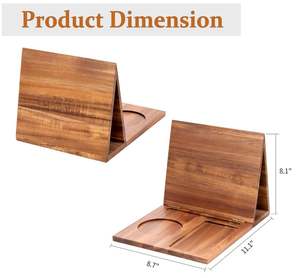 Valet <span class=keywords><strong>de</strong></span> lectura <span class=keywords><strong>de</strong></span> libros <span class=keywords><strong>con</strong></span> taza, soporte <span class=keywords><strong>de</strong></span> madera para libros, soporte para Página, soporte para bolígrafo, soporte triangular, mesita <span class=keywords><strong>de</strong></span> noche, mesita <span class=keywords><strong>de</strong></span> noche <span class=keywords><strong>de</strong></span> escritorio - Product Image 3