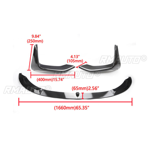 5PCS for BMW F80 M3 F83 F82 M4 2015-2020 <b>Car</b> Front Bumper Spoiler Lip <b>Diffuser</b> Blade Side Splitter Aprons Guard Protector - Product Image 6