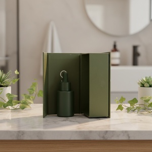 ขวดแก้วหยดสีชมพูแบบกำหนดเอง ขนาด 20 มล. 30 มล. 50 มล. ทรงไหล่แบน ขวดหยดน้ำมันหอมระเหยแบบมาการอง - Product Image 6