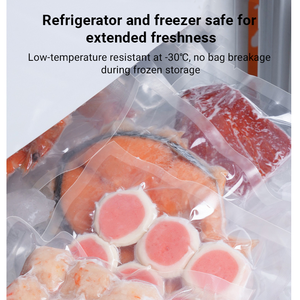 Sacs d'emballage sous vide transparents thermoscellables en PA/PE de qualité alimentaire, personnalisables en gros, pour le stockage de la viande et des fruits de mer - Product Image 3