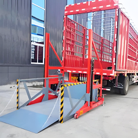 Rampe de chargement mobile portable, plateforme de chargement hydraulique pour le déchargement de fourgons et de conteneurs