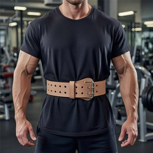 Ceinture de soutien professionnelle pour la musculation avec caoutchouc naturel et PVC, imperméable et coupe-vent, pour l'entraînement en salle de sport par BURAQ MMA SPORTS - Product Image 1