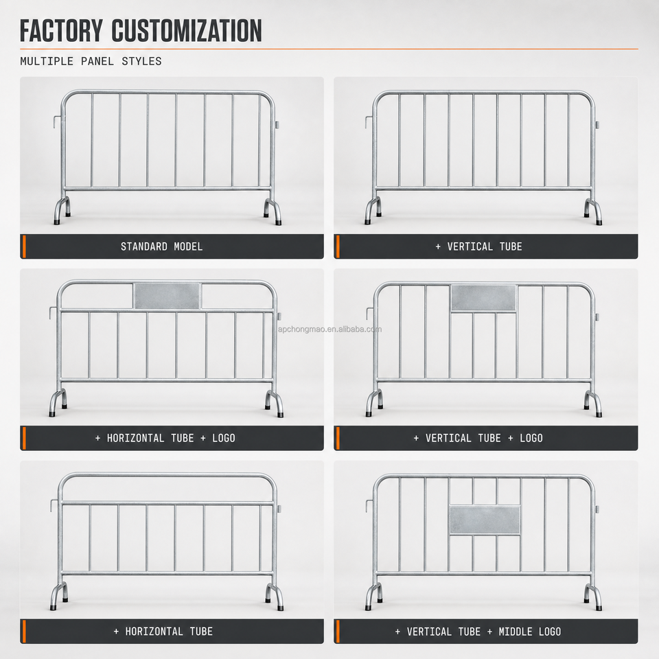 Stainless Steel Traffic Barrier, Crowd Control Event Safety Fencing for ...