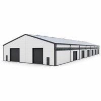 Structure en acier pour immeuble d'appartements, cadre préfabriqué pour dortoirs et logements résidentiels