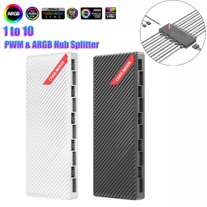 <span class=keywords><strong>COOLMOON</strong></span> ฮับแยกสัญญาณ PWM และ ARGB 1 ต่อ 10 ช่อง แบบแม่เหล็กดูด ตัวควบคุม ARGB แบบแยกสัญญาณ 5V 3Pin ตัวควบคุมพัดลมระบายความร้อน สำหรับพัดลมเคสคอมพิวเตอร์ - Product Image 1