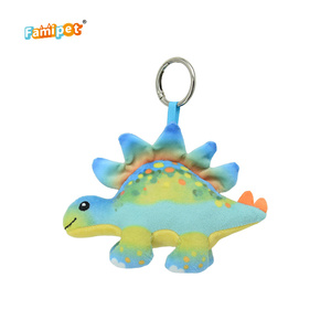 Famipet Fabricant Vente en Gros Personnalisation Nouveau Porte-clés en Peluche Design Dinosaure Animaux Breloque de Sac Jouet en Peluche - Product Image 3