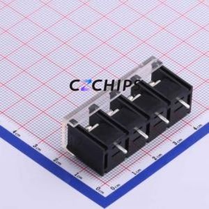 KF58S-10.0-4P Barrier Terminal Block Through hole Component (THT),P=10mm Connector With Cover Plate 10mm 1x4P Straight Pin - Product Image 2