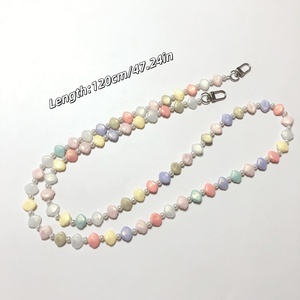 Bracelet de téléphone portable mignon de 120 cm avec perles en acrylique colorées, cordon élégant pour <span class=keywords><strong>coque</strong></span> de téléphone, <span class=keywords><strong>collier</strong></span> - Product Image 6