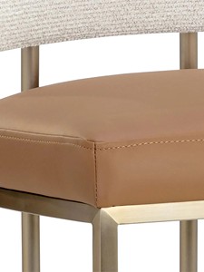 Sgabello <span class=keywords><strong>da</strong></span> <span class=keywords><strong>Bar</strong></span> Moderno <span class=keywords><strong>in</strong></span> <span class=keywords><strong>Ferro</strong></span> Battuto di Lusso con Gambe Alte e Seduta Comoda per Uso Domestico - Product Image 2