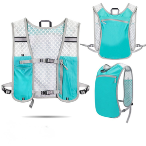 <b>Running</b> Phone Pouch Outdoor Hiking Vest Bag Cycling Chest Bag Lightweight Sports Storage <b>Backpack</b> <b>Water</b> Bottle Bag Oxford - Product Image 3