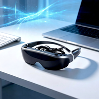 Gafas inteligentes AR con pantalla, imágenes HD, ajuste de miopía de 600 grados para juegos/medios/abajo, uso cómodo y ligero