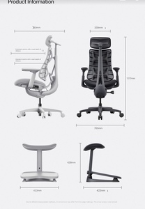 Libernovo <strong>Study</strong> Modern Comfortable Executive <strong>Chair</strong> Office Mesh Ergonomic Desk Boss <strong>Chair</strong> Adjustable High Back Living Room <strong>Chair</strong> - Product Image 3