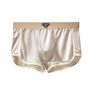 8226 Caleçon Américain Confortable pour <span class=keywords><strong>Homme</strong></span> Pantalon de <span class=keywords><strong>Pyjama</strong></span> Décontracté en Soie de Mûrier en Stock Usine Chinoise - Product Image 4