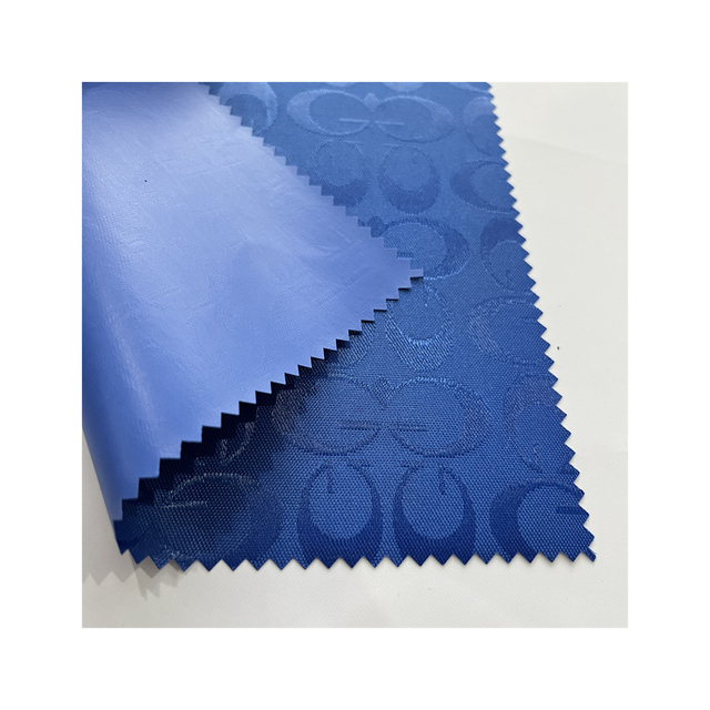 Stocklot Jacquard Luggage Fabric 100% Polyester 420d*420d Jacquard Oxford Fabric With Pvc Coating for Bags