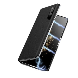 Applicable to Xiao mi Fold3 mobile phone case leather all-inclusive magnetic flip smart window <b>folding</b> <b>screen</b> mobile phonecase - Product Image 5