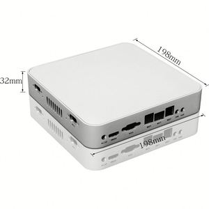 EBM Custom Processing IP54 Junction Box Desktop Set Top Video Converter Box Case Aluminum Alloy Mini Micro Industrial PC - Product Image 1