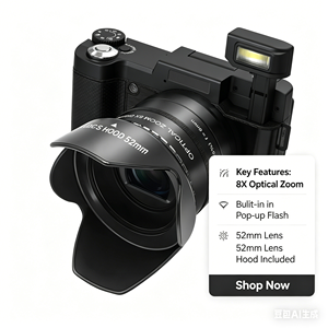 OEM 3.0-inch Wifi 5k Retro Digit Vlogging <b>Camera</b> Digit Dslr Video Professional Optical Digital <b>Camera</b> - Product Image 1
