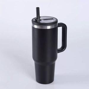 Vaso Térmico de Acero Inoxidable de 40oz con Doble Pared y Aislamiento al Vacío, con Asa y Tapa Antiderrames, Ideal para Viajes y Regalos, Venta al por Mayor - Product Image 1