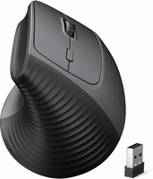 UGREEN Mouse Vertikal Ergonomis Nirkabel 2.4GHz Pelacakan Optik 4000DPI 57 Sudut 6 Tombol Baterai 12 Bulan 4 Tingkat DPI