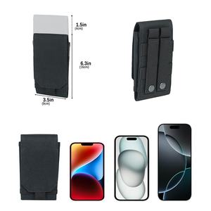 กระเป๋าคาดเอวอเนกประสงค์แบบยุทธวิธี MOLLE สำหรับใส่โทรศัพท์/เครื่องมือ ใช้สำหรับล่าสัตว์/พกพาประจำวัน/อเนกประสงค์ พร้อมคลิปหนีบเข็มขัดปรับได้ - Product Image 3