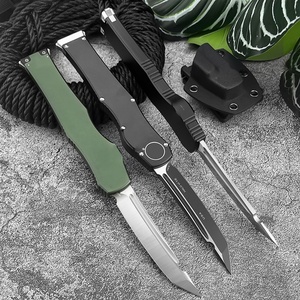 Couteau EDC d'extérieur MT-HALO VI, couteau de chasse, de pêche, de survie, outil de camping multifonctionnel, couteau de poche portable, étui Kydex - Product Image 4