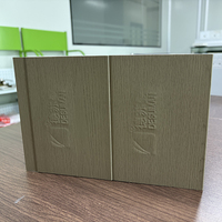 Panel Sandwich Laminasi Film PET Motif Kayu Desuman dengan Inti EPS/Rock Wool/PU/Silicate Rock, Tahan Api, Ringan, dan Berinsulasi