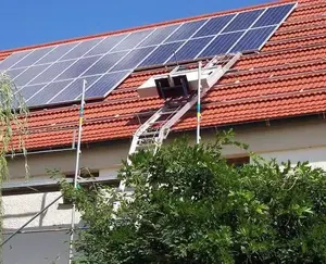 Hot Sale Alumínio Segurança Instalar Ladder Lift Lift Painel Solar para Telhado
