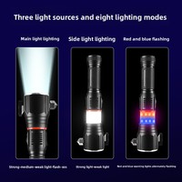 Vente directe usine Nouvelle lampe de travail d'urgence multifonctionnelle en alliage d'aluminium avec marteau de sécurité et lampe torche LED rechargeable