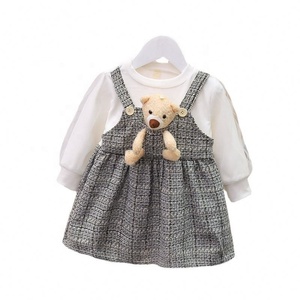Filles robe 2025 printemps et automne nouvelle mode enfants jupes petit <span class=keywords><strong>parfum</strong></span> vent deux pièces mignon princesse <span class=keywords><strong>jupe</strong></span> - Product Image 6