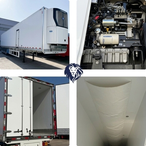 Semi-remorque frigorifique 3 essieux de 88 m³ de capacité, sortie d'usine, pour la vente en gros et la livraison de marchandises - Product Image 3