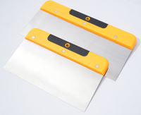 Ensemble de couteaux à enduire pour cloisons sèches Peaktop, couteaux à mastic en acier au carbone avec lame conique pour la décoration murale, outils à main