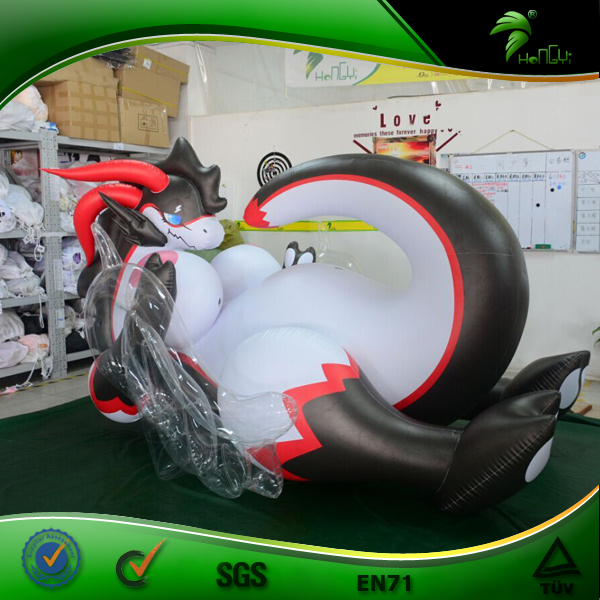 Newest Inflatable Dragon Doll in Bikini - PVC Cartoon Toy, Quick Inflate,  Custom Colors for Advertising & Events