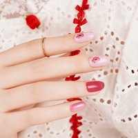 Autocollants 2D brillants et imperméables pour ongles, pour des ongles digne d'un salon en quelques minutes avec application DIY
