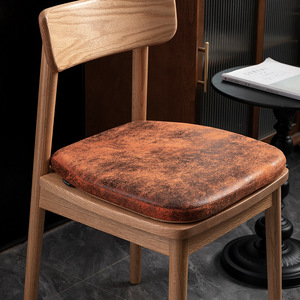 Cuscino per sedia da pranzo a forma di ferro di cavallo in velluto scamosciato stile vintage di alta gamma, in memory foam antiscivolo, per sedie in legno massello, morbido e confortevole - Product Image 6