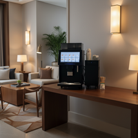 Machine à café entièrement automatique professionnelle pour la préparation de café au lait frais, idéale pour l'Italie, pour une utilisation sur table intelligente