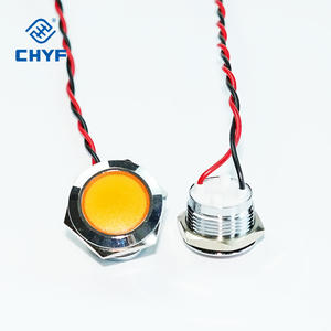 CHYF 12mm 16mm 22mm 방수 IP65 나사형 터미널 램프 메탈 인디케이터 LED 라이트 220V - Product Image 4
