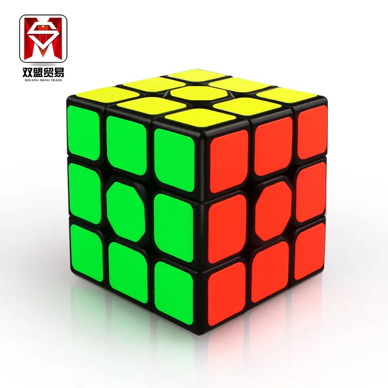 売れ筋おもちゃ3x3スピードパズルキューブカスタマイズ可能なパッケージパズルキューブ/ロゴ