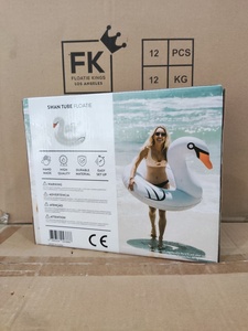 Hồ Bơi Phụ Kiện 120Cm Kích Thước Lớn Màu Trắng Inflatable Bơi Vòng Bơi Thiên Nga Vòng Cho Người Lớn - Product Image 5