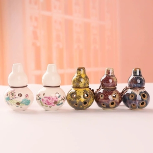 โอคาริน่าเซรามิกแบบพกพาขนาดเล็ก 6 รู รูปทรงน้ำเต้า สำหรับผู้เริ่มต้น - Product Image 1