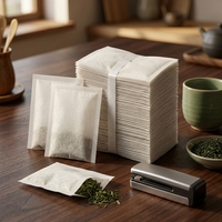 Sachets de thé en pâte de bois thermoscellables, filtres à thé vides, 2 x 3 pouces, blancs, compostables, 100 pièces pour thé en vrac