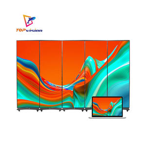 TOPvision P2.5 портативный умный цифровой рекламный плеер, подвижный настил, стоящий наружный светодиодный плакат с колесами - Product Image 1