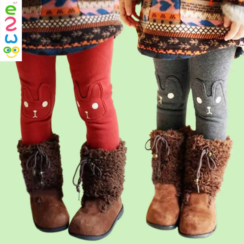 Criança roupas atacado calças cabides inverno quente meninas leggings