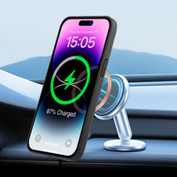 Anneau magnétique universel fin en métal, autocollant pour recharge sans fil, feuille magnétique en gros pour iPhone 17 Pro Max, chargeur sécurisé Android