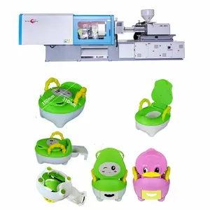 Jfly Ningbo Factory Automático Horizontal 350T Cubo de pintura máquina de moldeo por inyección de plástico Plastik enjeksiyon makinesi