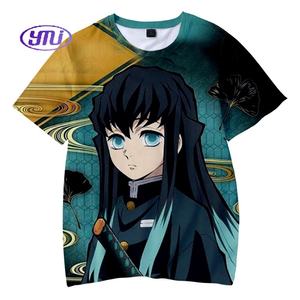 T-Shirt Estiva Casual con Stampa 3D <span class=keywords><strong>Anime</strong></span> <span class=keywords><strong>Demon</strong></span> <span class=keywords><strong>Slayer</strong></span>, Collo Tondo, Manica Corta, Abbigliamento per Uomo <span class=keywords><strong>e</strong></span> Donna - Product Image 4